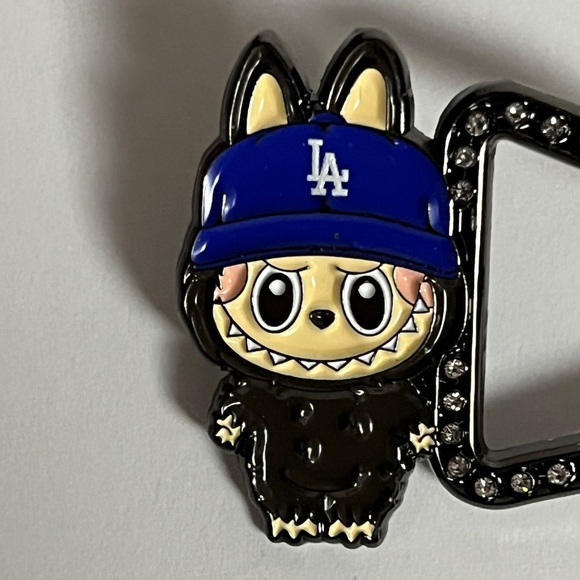 LA Dodgers Labubu New Era Frame Hat Pin Pins Streetwear Hats Bag Baseball Fitted - Picture 2 of 8